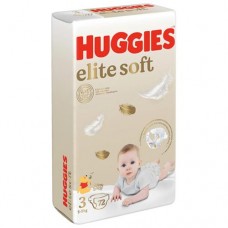 Подгузники HUGGIES® Elite Soft 3 5-9кг, 72шт.