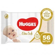 HUGGIES Elite Soft Влажн салфетки детские 56шт Кимберли:10