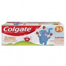 Паста зубная COLGATE® Клубника с фторидом 3-5 лет, 60мл