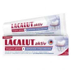 Зубная паста LACALUT Aktiv защита десен и бережное отбеливание, 75мл