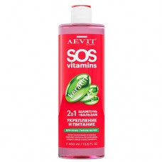 Шампунь-бальзам для волос AEVIT Sos 2в1 укрепление и питание, 400мл