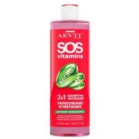 Шампунь-бальзам для волос AEVIT Sos 2в1 укрепление и питание, 400мл
