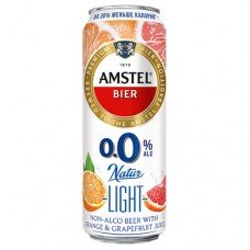 Пивной напиток AМСТЕЛ апельсиновый безалкогольный, 0,43л